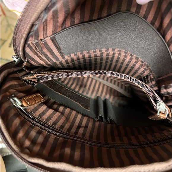 Jack Rogers Hornback Croco Convertible Backpack/Crossbody NWOT - Picture 15 of 15